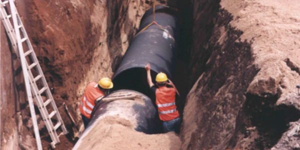 Conduta Adutora entre Ramalde e Pedrouços (9 km ; DN1200)